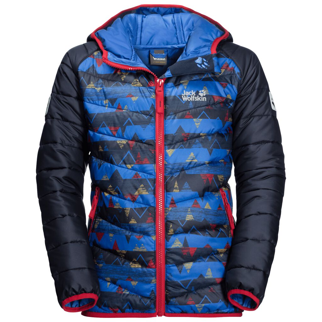 Jack Wolfskin ZENON PRINT μπουφαν χειμερινα παιδικά μπλε | GR2112741